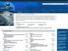 Tablet Screenshot of patentgenius.com